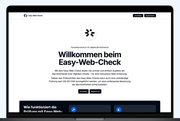 Easy Web Check Startseite